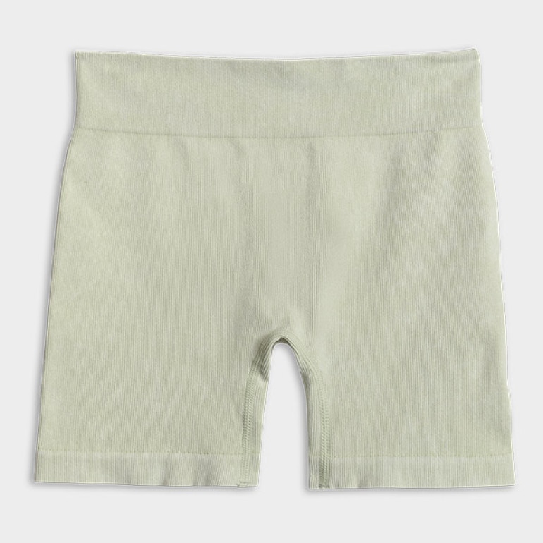 Damskie legginsy krótkie treningowe 4F 4FWSS26TFSTF072 - zielone