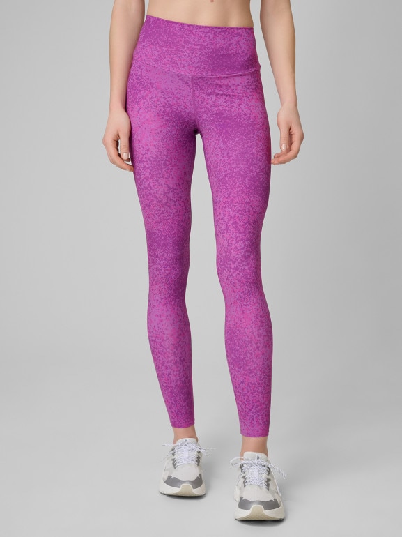 Damskie legginsy treningowe 44FRSS26TFTIF529 - różowe
