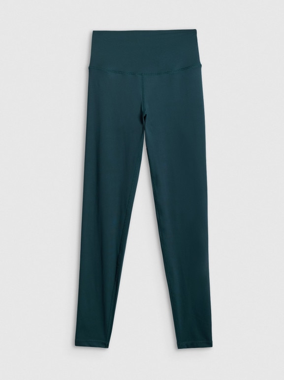 Damskie legginsy treningowe 4F 4FRSS26TFTIF500 - turkusowe