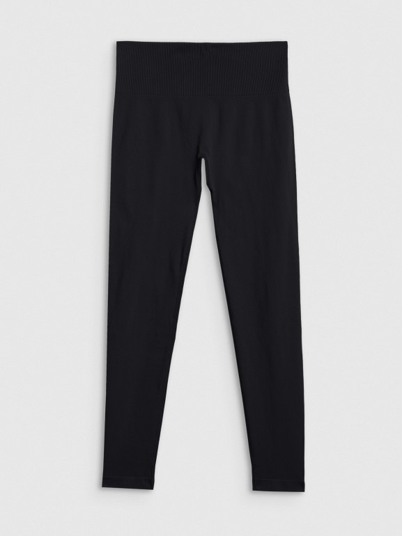 Damskie legginsy treningowe 4F 4FRSS26TFTIF531 - czarne