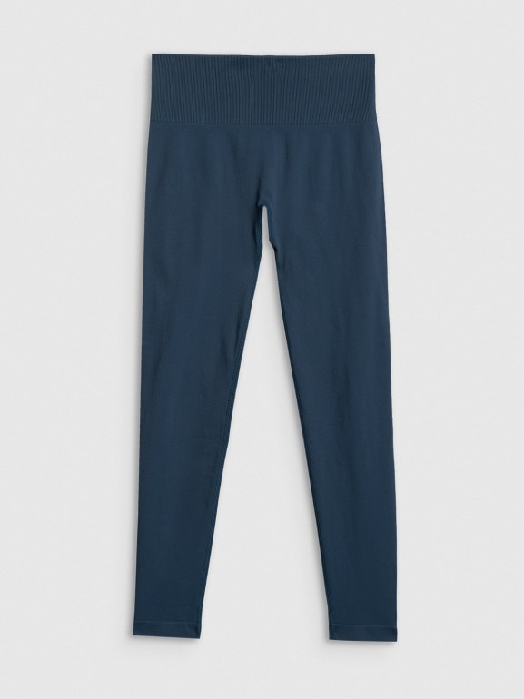 Damskie legginsy treningowe 4F 4FRSS26TFTIF531 - turkusowe