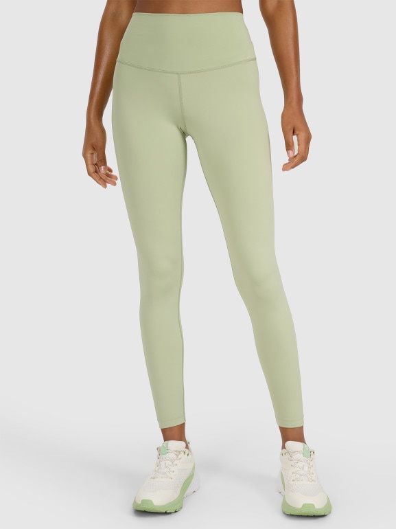 Damskie legginsy treningowe 4F 4FWAW25TFTIF360 - zielone