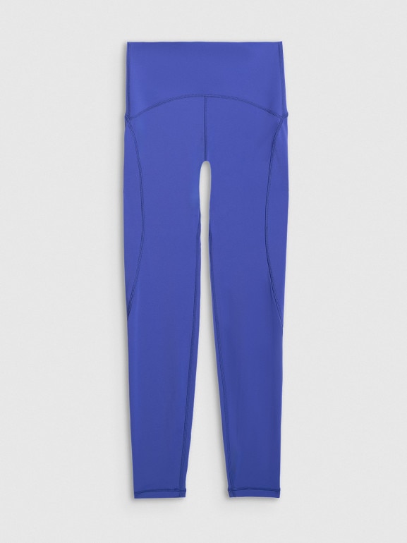 Damskie legginsy treningowe 4F 4FWAW25TFTIF363 - niebieskie