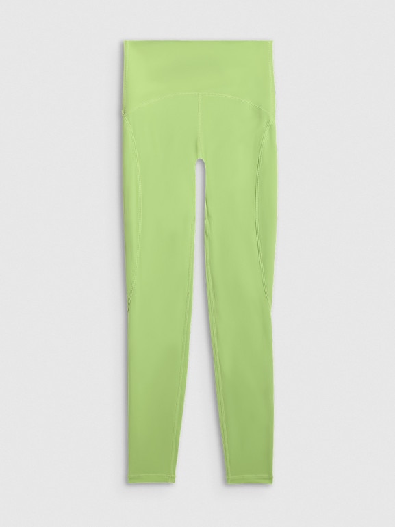 Damskie legginsy treningowe 4F 4FWAW25TFTIF363 - zielone