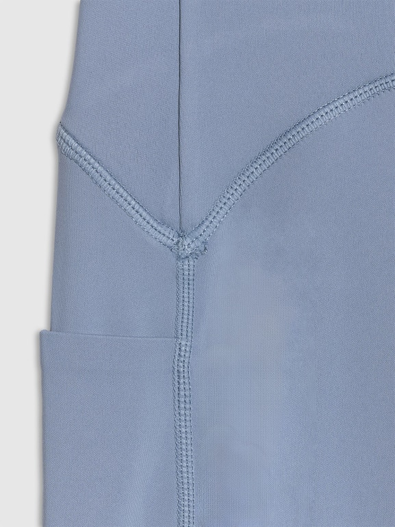 Damskie legginsy treningowe 4F 4FWAW25TFTIF364 - niebieskie