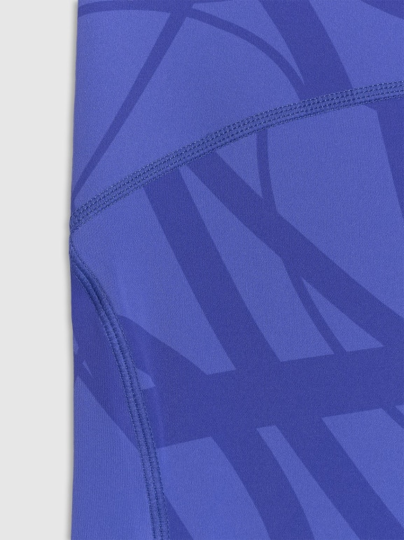 Damskie legginsy treningowe 4F 4FWAW25TFTIF365 - niebieskie