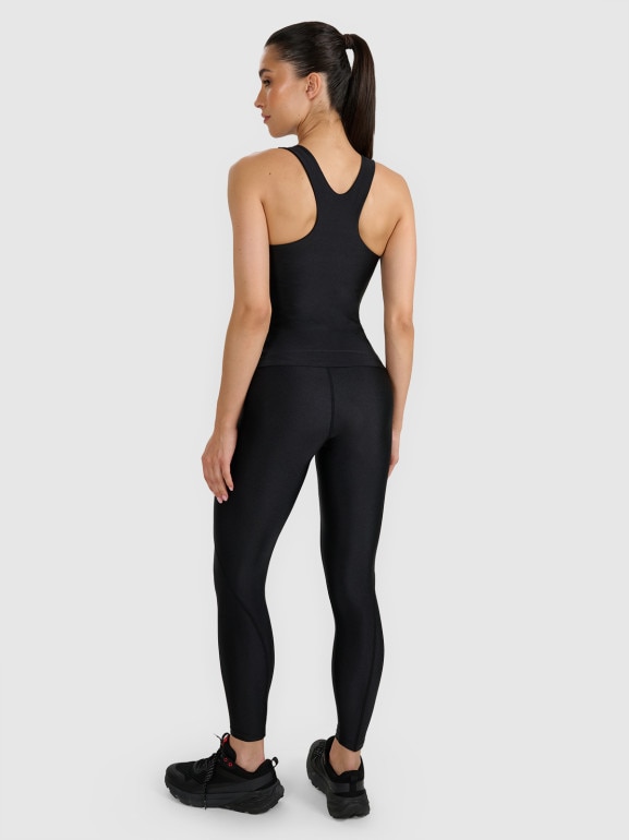 Damskie legginsy treningowe 4F 4FWAW25TFTIF366 - czarne