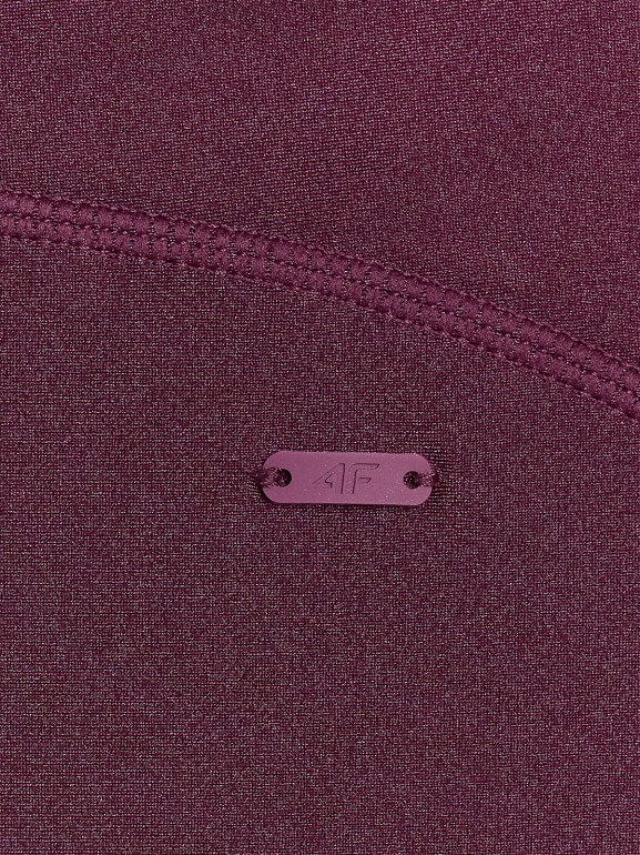 Damskie legginsy treningowe 4F 4FWAW25TFTIF366 - fioletowe