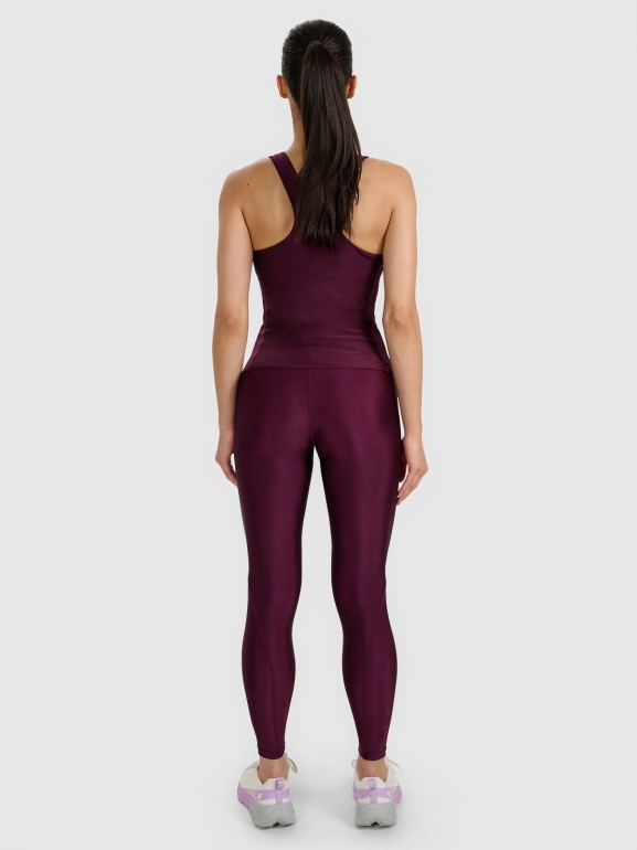 Damskie legginsy treningowe 4F 4FWAW25TFTIF366 - fioletowe