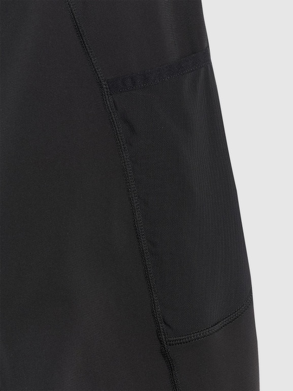 Damskie legginsy treningowe 4F 4FWAW25TFTIF373 - czarne