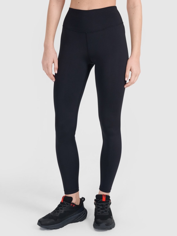 Damskie legginsy treningowe 4F 4FWMM00TFTIF412 - czarne