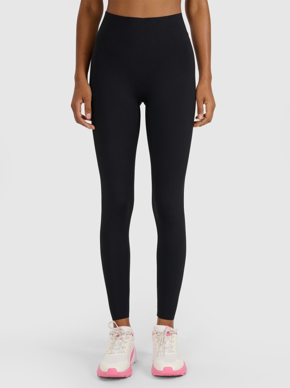 Damskie legginsy treningowe 4F 4FWMM00TFTIF415 - czarne