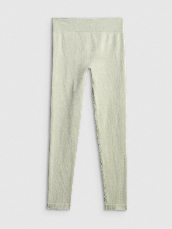 Damskie legginsy treningowe 4F 4FWSS26TFTIF399 - zielone