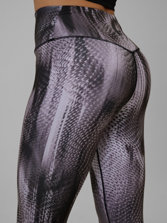 Damskie legginsy treningowe 4F 4FWSS26TFTIF454 - fioletowe