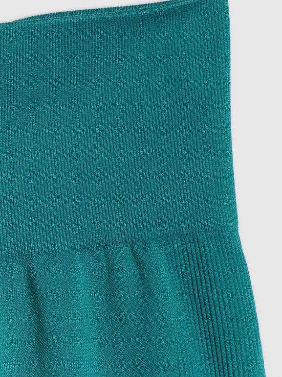 Damskie legginsy treningowe 4F 4FWSS26TFTIF457 - turkusowe