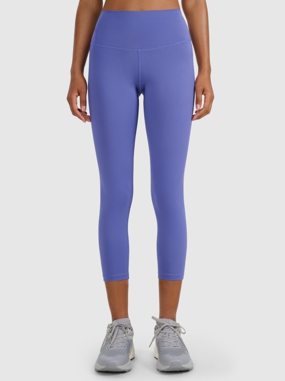 Damskie legginsy treningowe 7/8 4F 4FWAW25TFTIF361 - granatowe