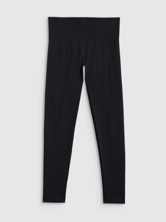 Damskie legginsy treningowe damskie 4F 4FRSS26TFTIF502 - czarne