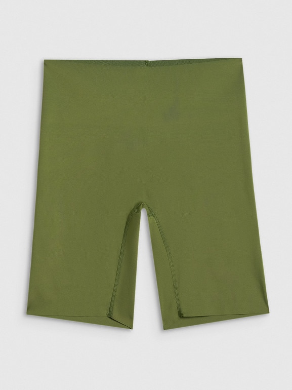 Damskie legginsy treningowe do jogi 4F 4FWSS26TFSTF073 - zielone