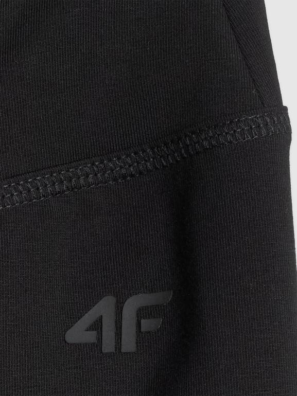 Damskie legginsy z rozszerzanymi nogawkami 4F 4FWSS26TTIGF260 - czarne