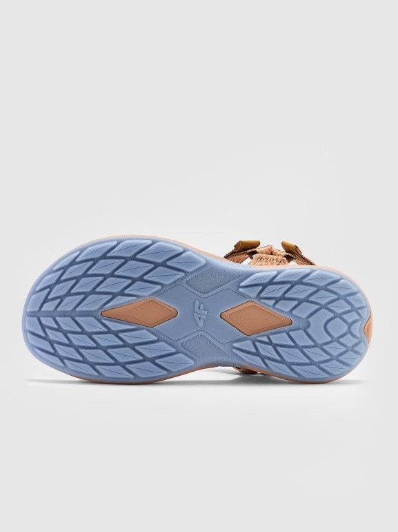 Damskie sandały 4F PATHWAY 4FRSS24FSANF049 - beżowe