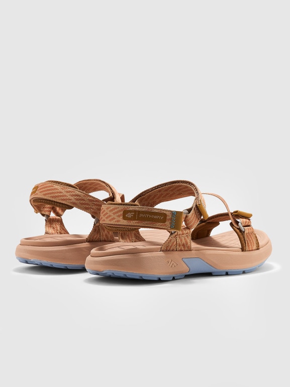 Damskie sandały 4F PATHWAY 4FRSS24FSANF049 - beżowe