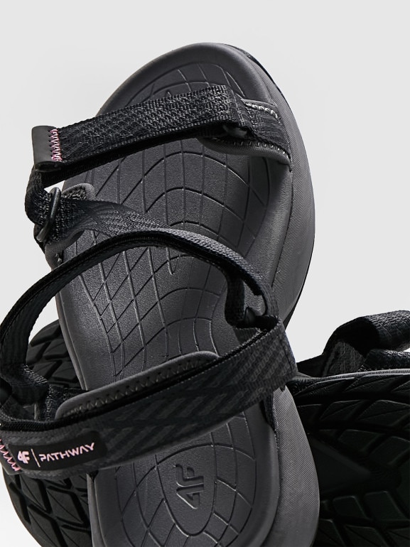 Damskie sandały 4F PATHWAY 4FRSS24FSANF049 - szare