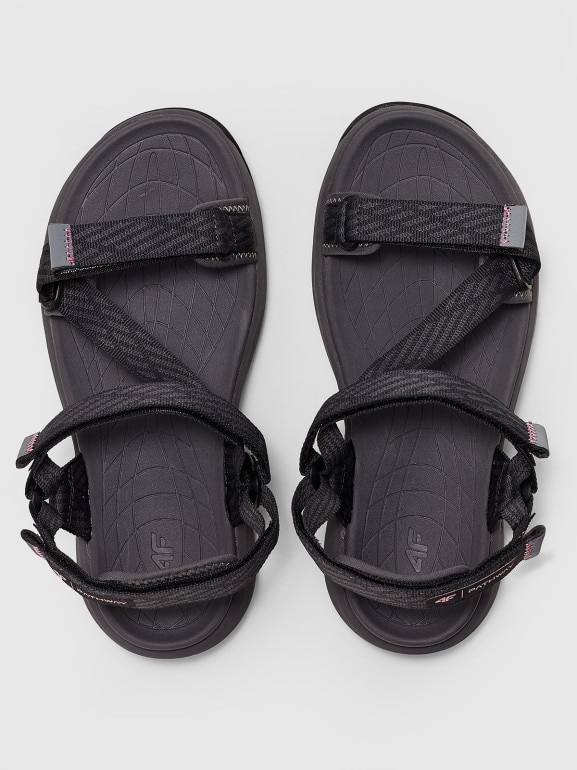 Damskie sandały 4F PATHWAY 4FRSS24FSANF049 - szare