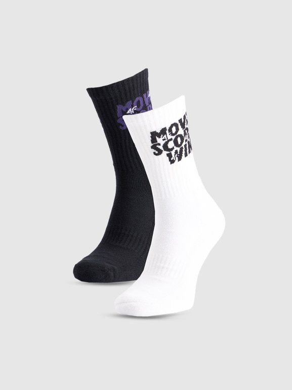 Damskie skarpetki (2-pack) 4F 4FRAW25USOCF522 - multikolor