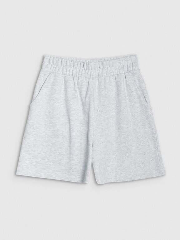 Damskie spodenki dresowe 4F 4FWMM00TSHOF771 - szare