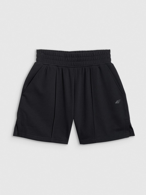 Damskie spodenki dresowe 4F 4FWSS26TSHOF707 - czarne