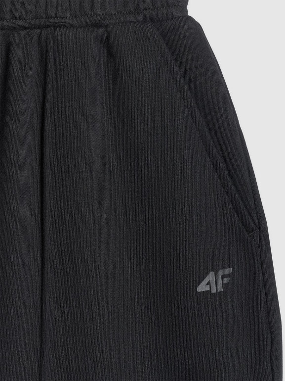 Damskie spodenki dresowe 4F 4FWSS26TSHOF707 - czarne