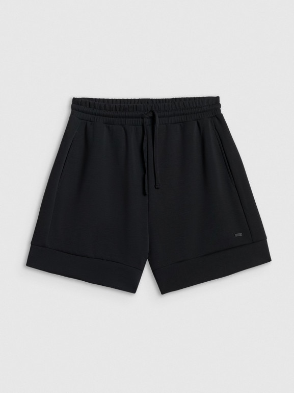 Damskie spodenki dresowe 4F 4FWSS26TSHOF717 - czarne