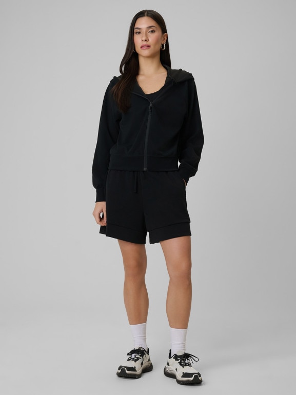 Damskie spodenki dresowe 4F 4FWSS26TSHOF717 - czarne