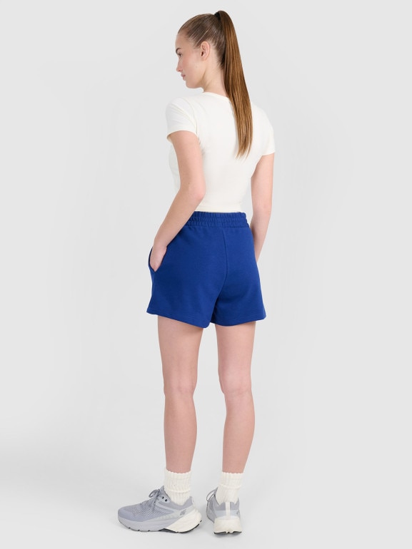 Damskie spodenki dresowe 4F 4FWMM00TSHOF704 - granatowe