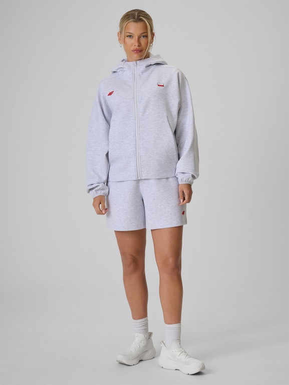 Damskie spodenki kibica 4F 4FRSS26TSHOF1003 - szare