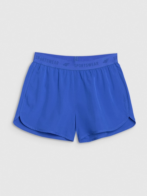 Damskie spodenki plażowe 4F 4FWSS24TSHOF323 - niebieskie