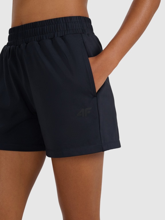 Damskie spodenki treningowe 4f 4FWMM00TFSHF1309 - czarne