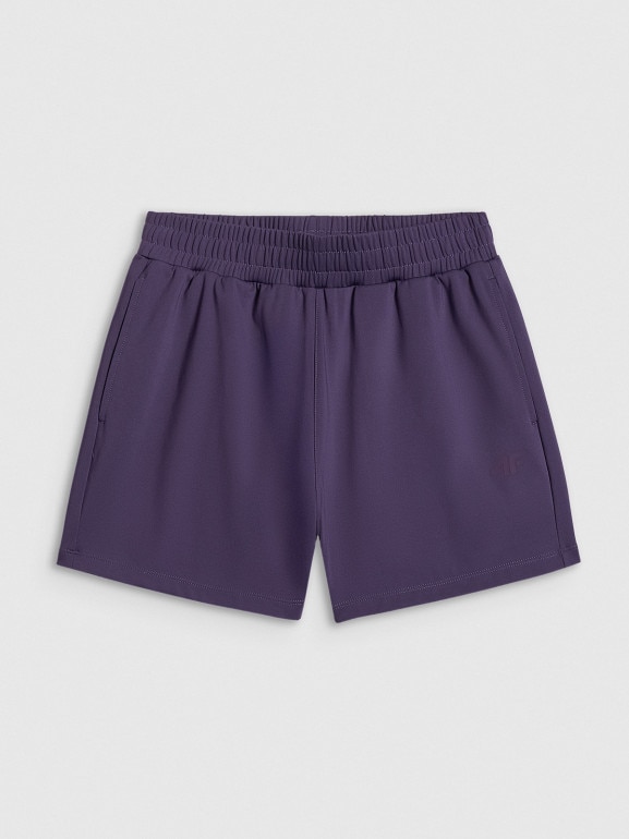 Damskie spodenki treningowe 4F 4FWSS26TFSHF1316 - fioletowe