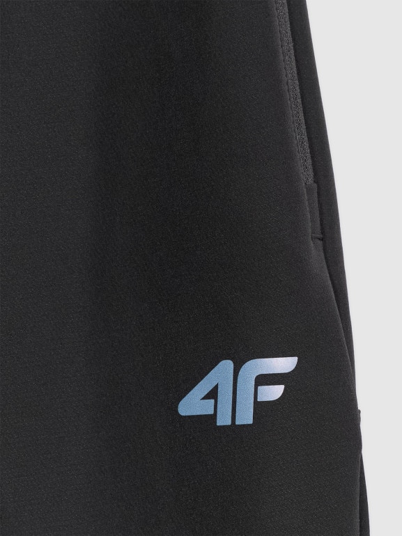 Damskie spodnie do biegania w terenie 4F 4FWAW25TFTRF0931 - czarne