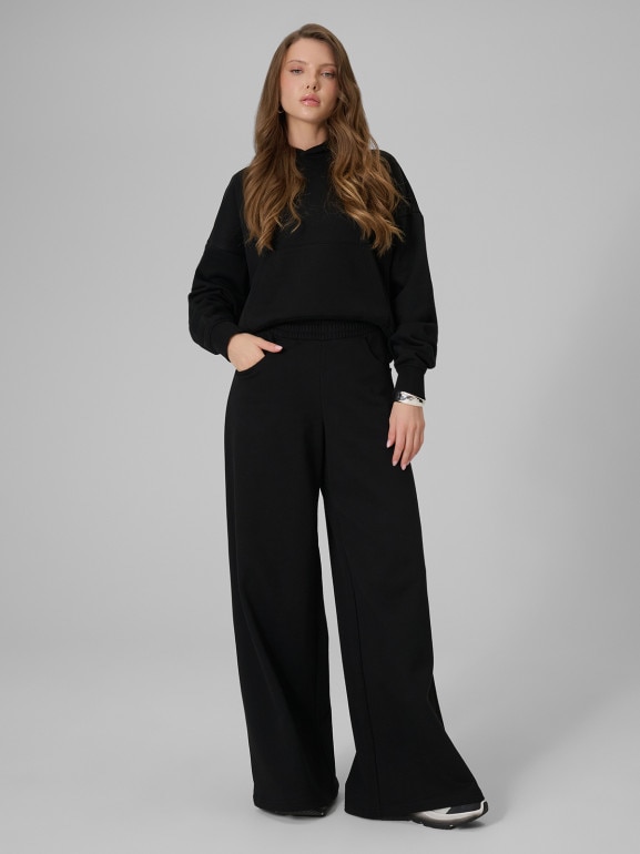 Damskie spodnie dresowe 4F 4FRSS26TTROF2011 - czarne