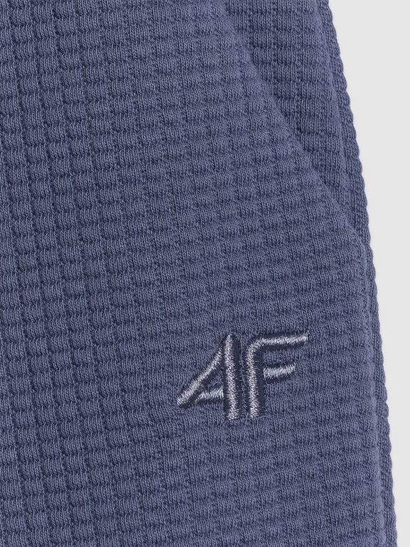 Damskie spodnie dresowe 4F 4FWAW25TTROF1184 - niebieskie