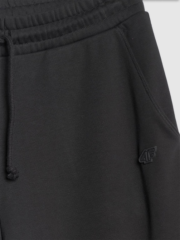 Damskie spodnie dresowe 4F 4FWAW25TTROF1204 - czarne