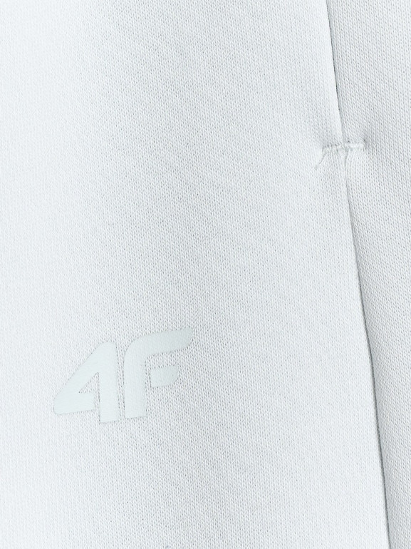 Damskie spodnie dresowe joggery 4F 4FWAW25TTROF1185 - niebieskie