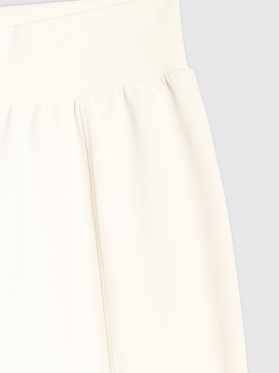 Damskie spodnie dresowe joggery 4F 4FWAW25TTROF1196 - beżowe