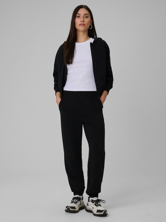 Damskie spodnie dresowe joggery 4F 4FWSS26TTROF1410 - czarne