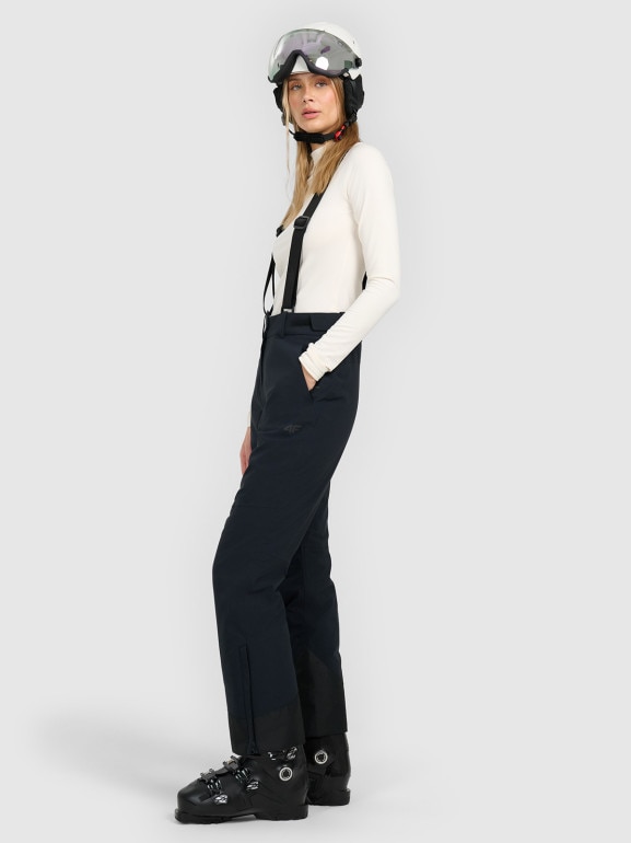 Damskie spodnie narciarskie 4F 4FWAW25TFTRF0941 - czarne
