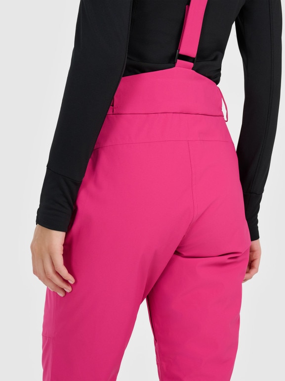 Damskie spodnie narciarskie 4F 4FWAW25TFTRF0941 - różowe