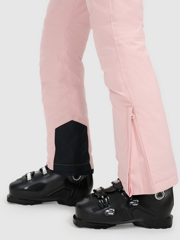 Damskie spodnie narciarskie 4F 4FWAW25TFTRF0944 - różowe