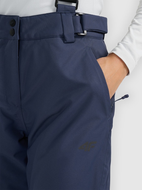 Damskie spodnie narciarskie 4F 4FWAW25TFTRF1157 - granatowe