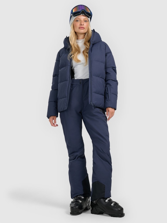 Damskie spodnie narciarskie 4F 4FWAW25TFTRF1157 - granatowe